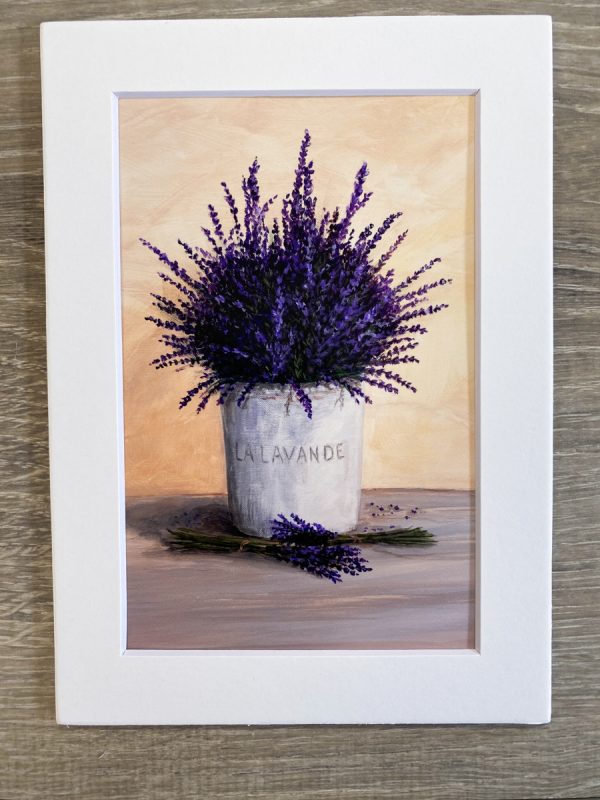 La Lavande lavender painting print